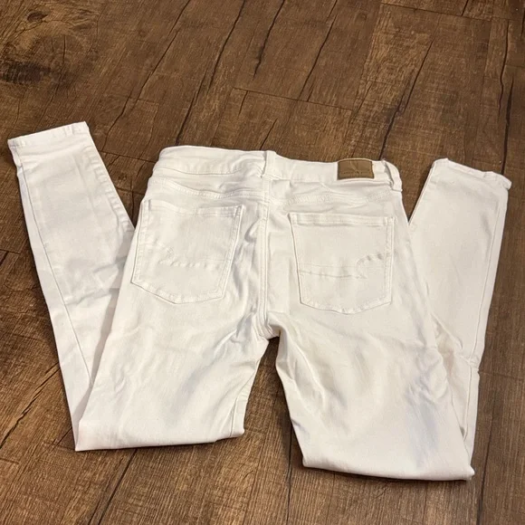 American Eagle Outfitters Women's White Skinny Jeans - Picture 3 of 5